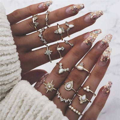 Exclusive Set of 8-12 Elegant Rings