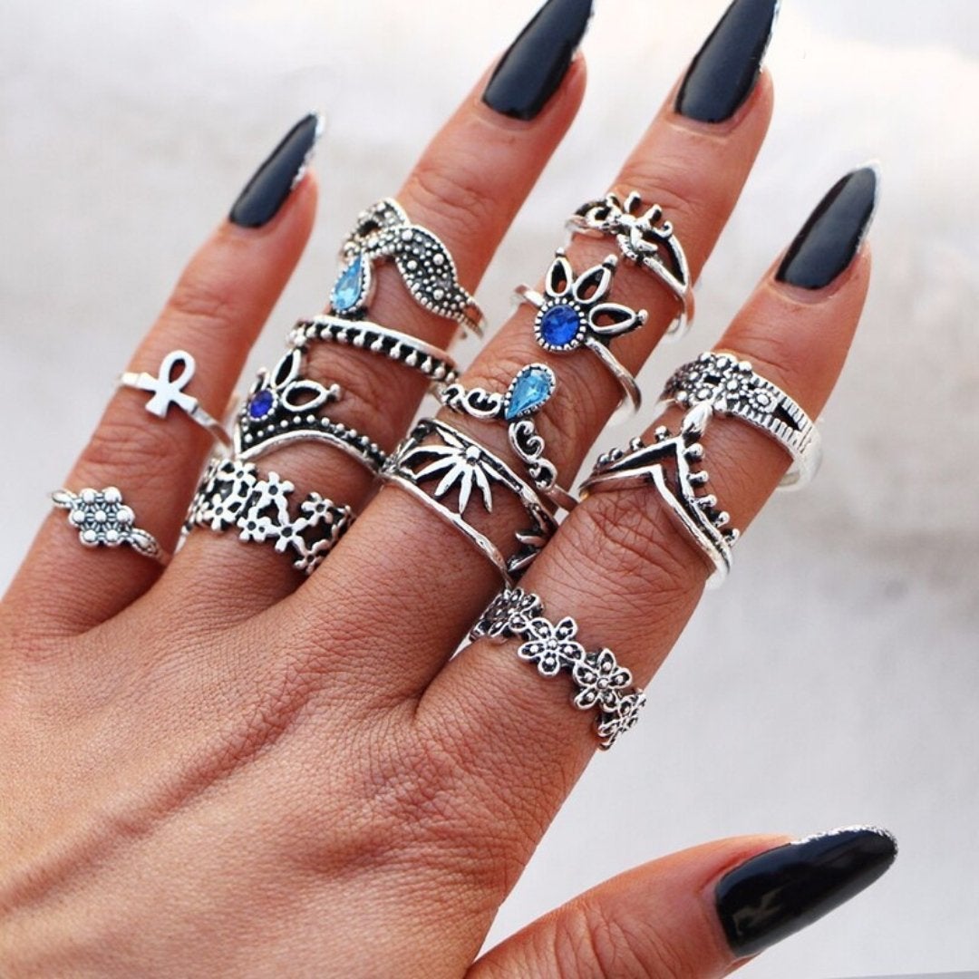 Exclusive Set of 8-12 Elegant Rings