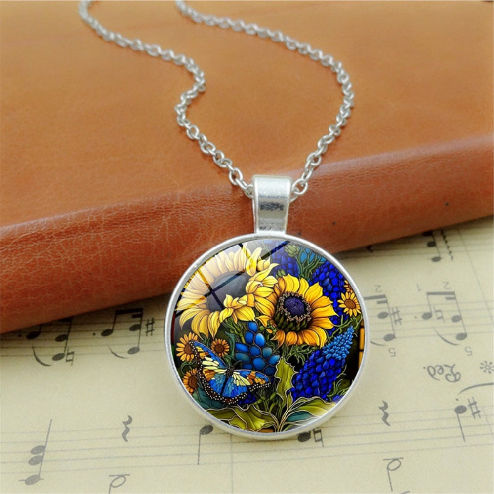 Sunflower Fall Necklace