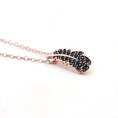 Handmade Copper Oak Leaf Necklace