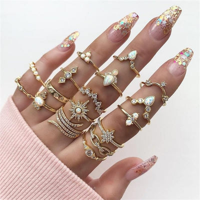 Exclusive Set of 8-12 Elegant Rings
