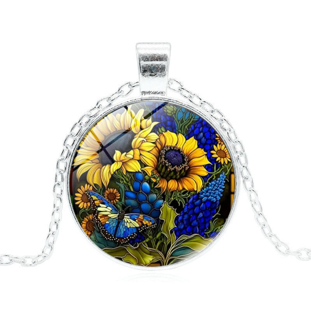 Sunflower Fall Necklace