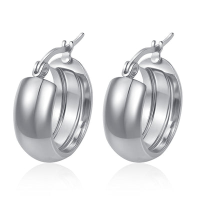 Vintage Gold and Silver Hoop Earrings