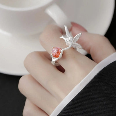 Oak Leaf & Acorn Sterling Silver Ring