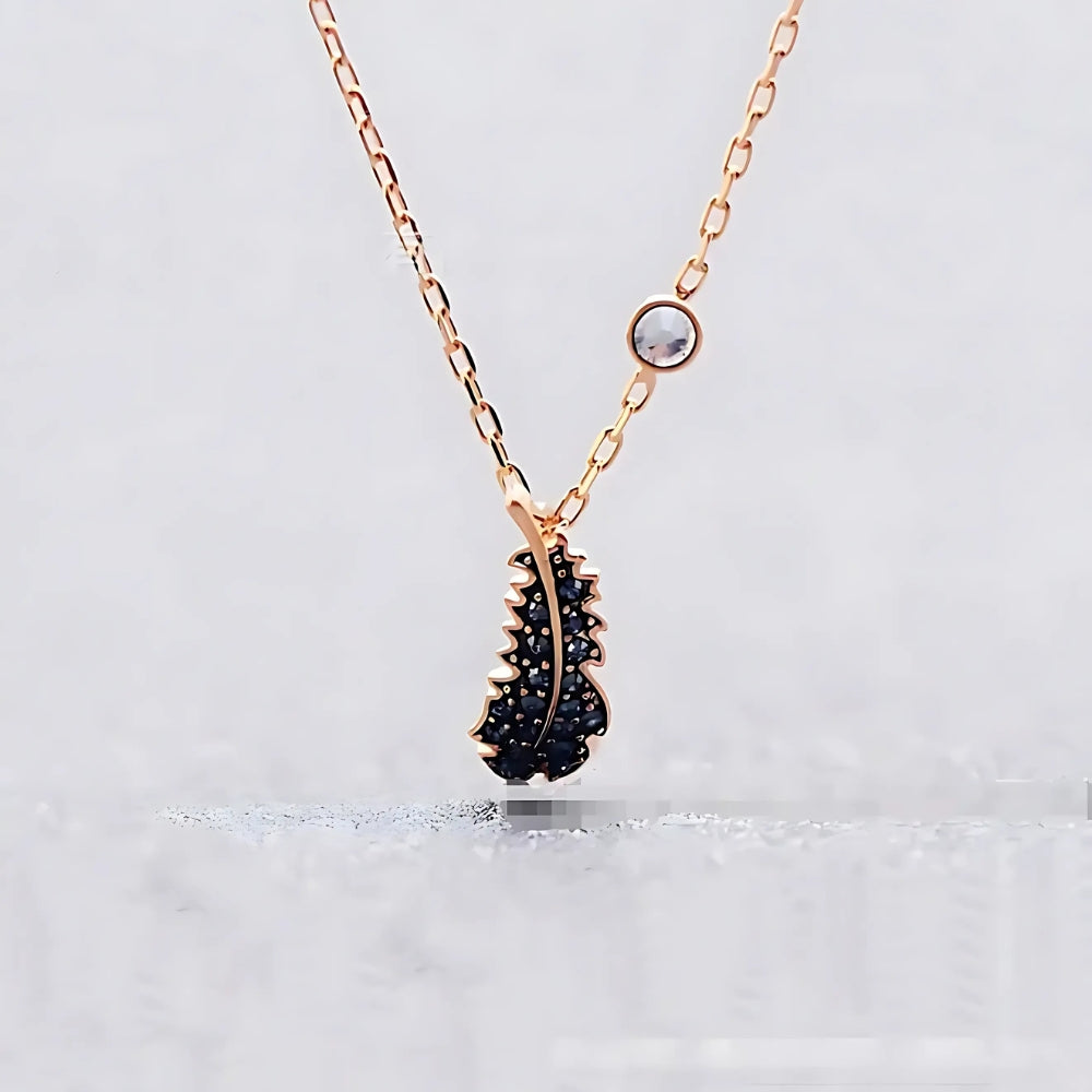 Handmade Copper Oak Leaf Necklace