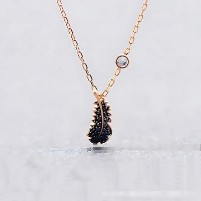 Handmade Copper Oak Leaf Necklace
