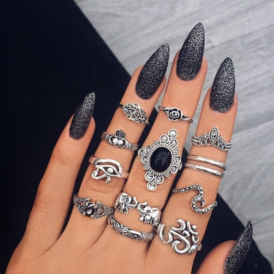 Exclusive Set of 8-12 Elegant Rings