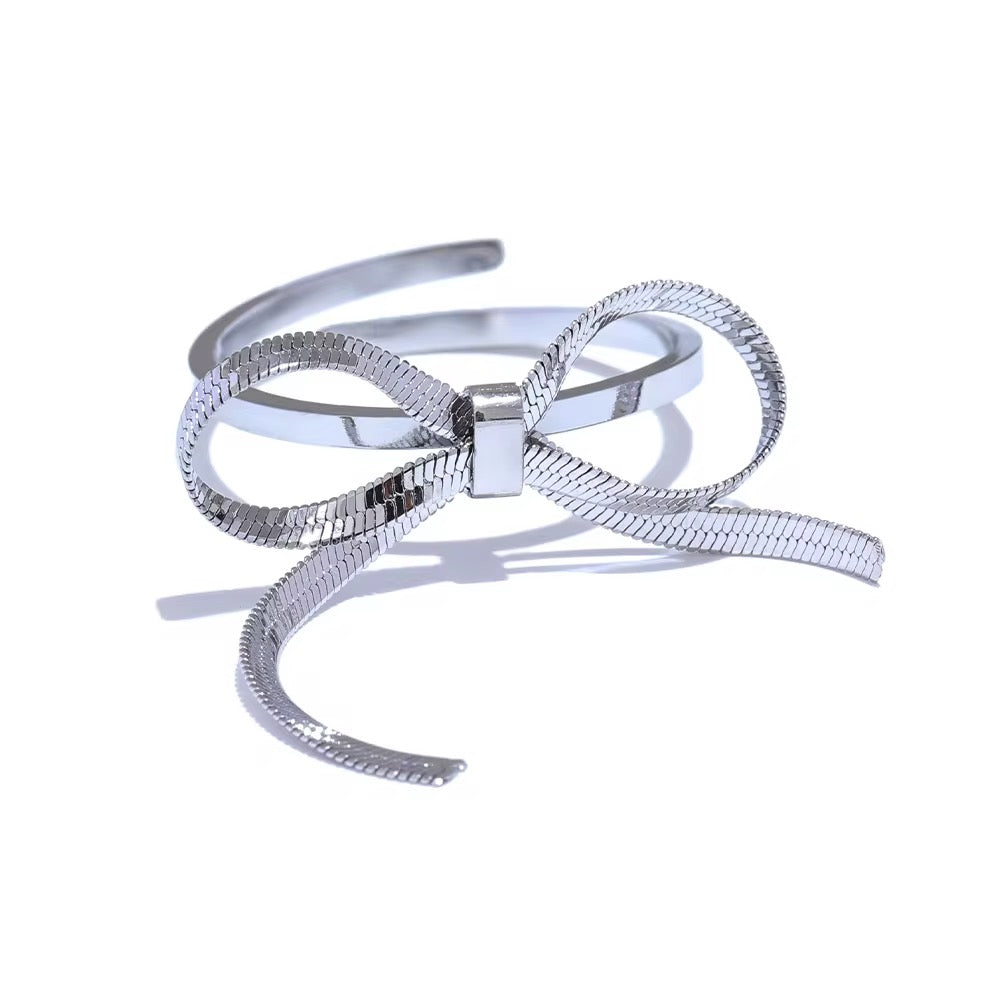 Silver Bow Ring
