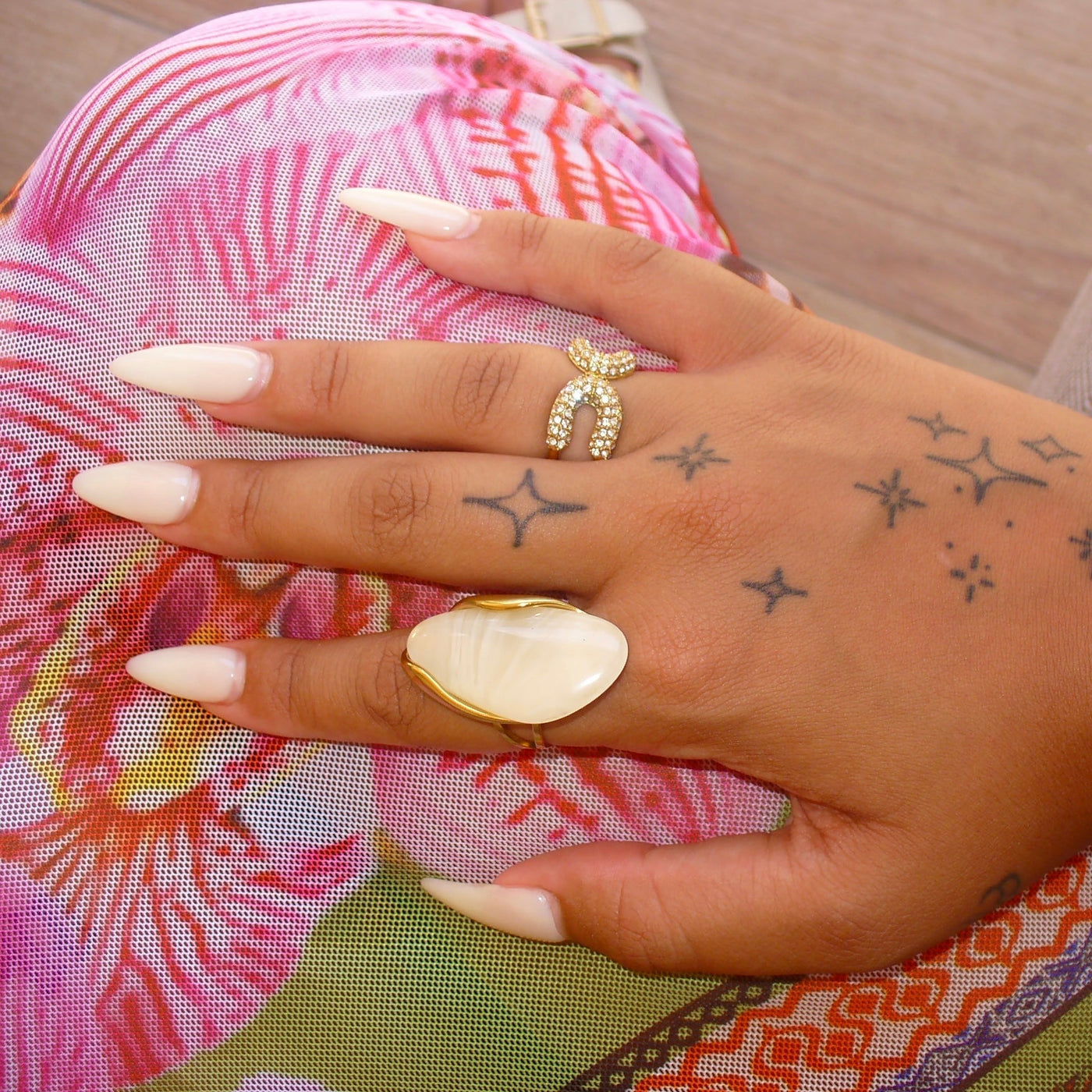 Selenite Ring