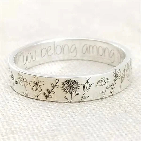 You Belong - Boho Vintage Silver Ring
