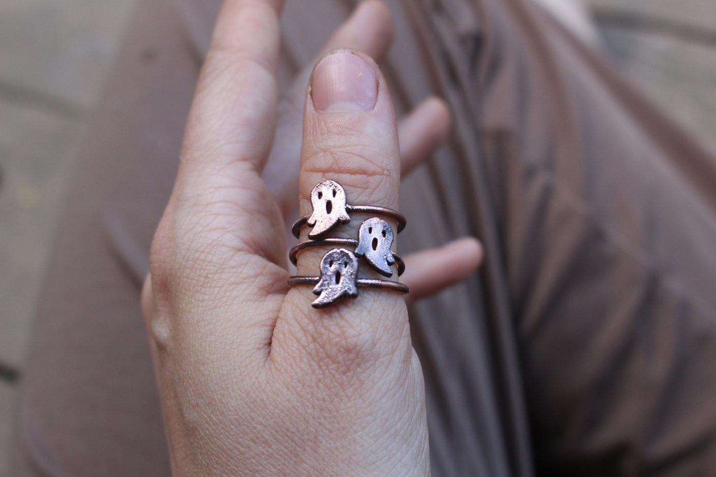 Ghost Ring Spooky Jewelry