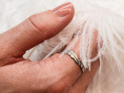 Feather 925 Sterling Silver Ring