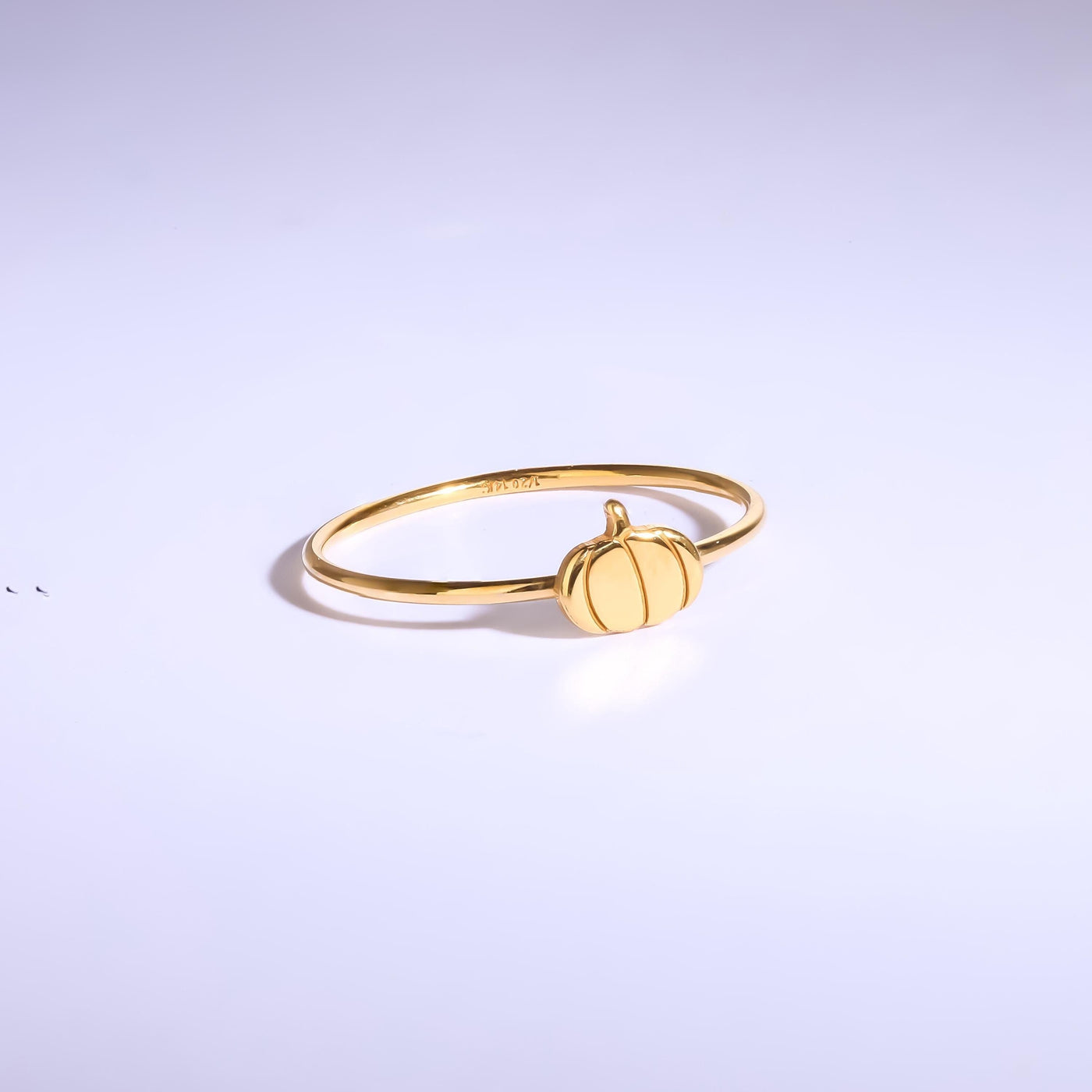 24k Gold Filled Pumpkin Ring Dainty Fall Jewelry