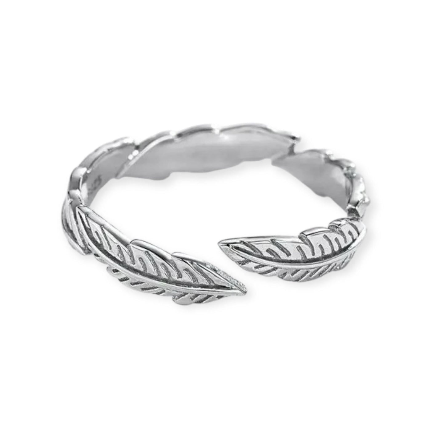 Feather 925 Sterling Silver Ring