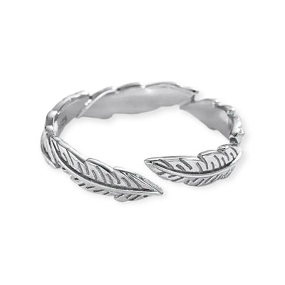 Feather 925 Sterling Silver Ring
