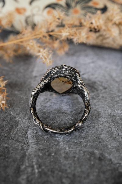 Sonora Dendritic Agate Silver Ring