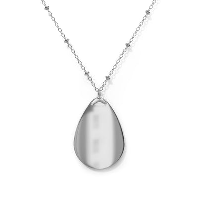 Autumn Floral Stained Glass Teardrop Necklace
