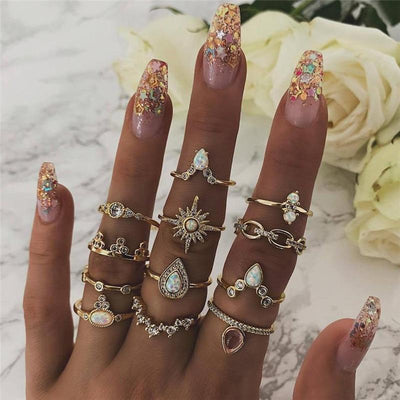 Exclusive Set of 8-12 Elegant Rings
