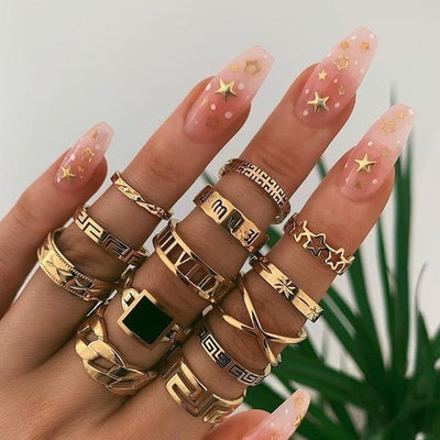 Exclusive Set of 8-12 Elegant Rings